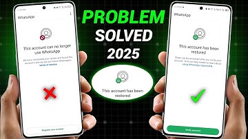 Whatsapp Ban Problem New Solution 2025 || This account can no longer use WhatsApp Problem 2025