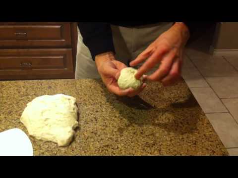 How to roll a pizza dough ball