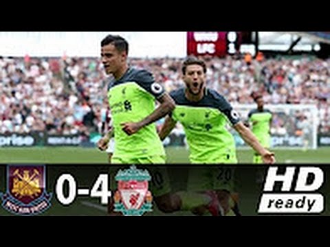 West Ham vs Liverpool 0-4 All Goals &amp; Highlights 14.5.2017