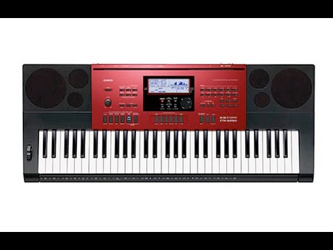 Casio CTK-6250 (Red Panel version of the CTK-6000) detailed tour and sounds