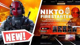 *NEW* NIKTO FIRESTARTER OPERATOR BUNDLE IN MODERN WARFARE! (FLINT FLAMING MELEE WEAPON SHOWCASE)