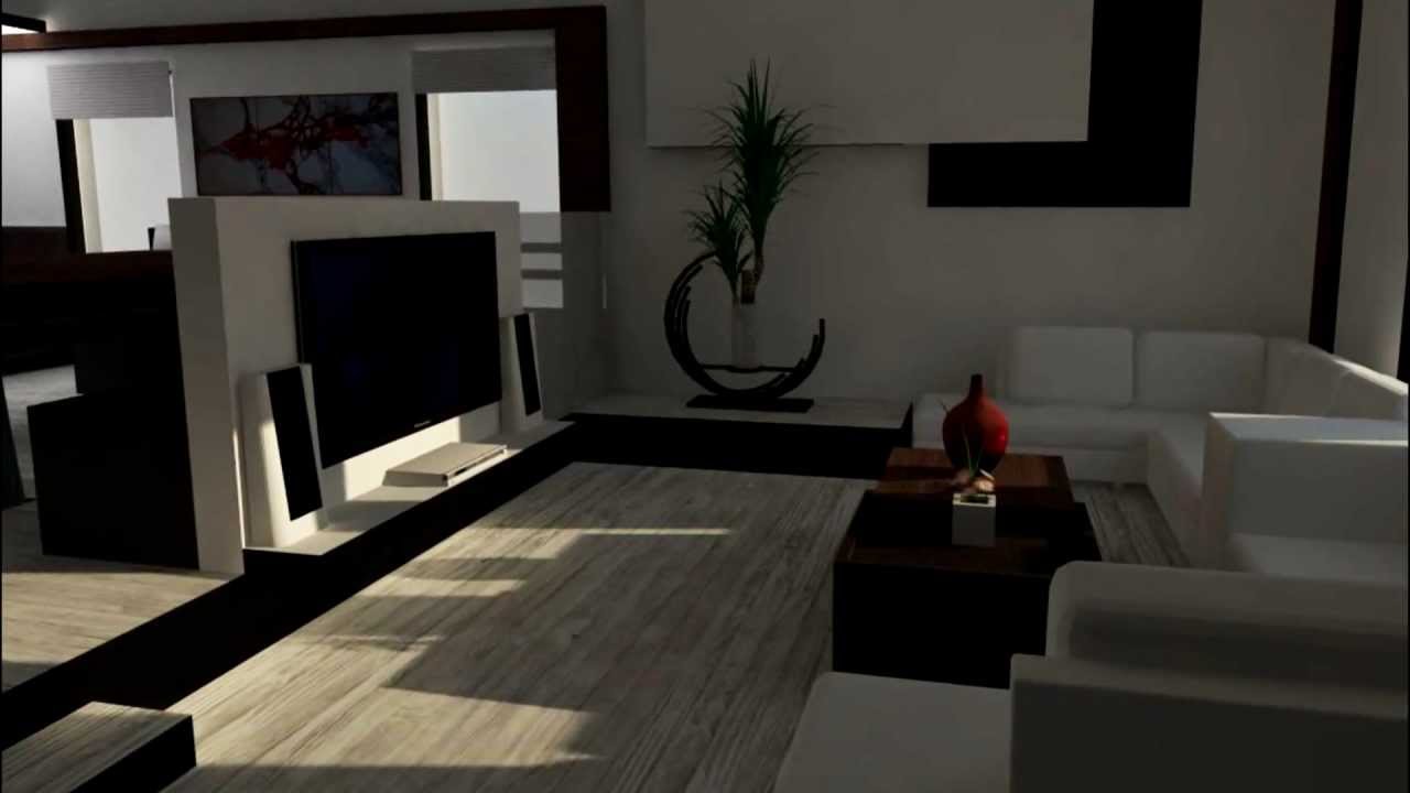 Design interieur maison unifamilial rendu photorealiste projet ...