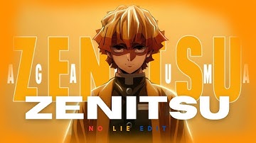NO LIE ZENITSU (AMV)#animeedit #animemusic #animemusicvideoamv #demonslayer #demonslayeredit