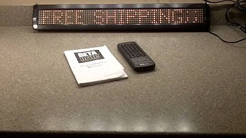 Beta Brite Digital Color LED Programable Sign