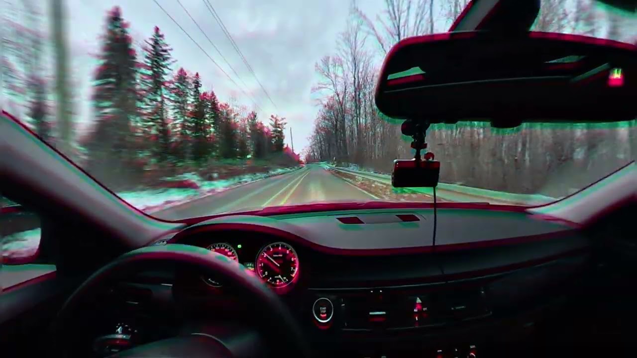 Winter drive in the E90, testing out my new 