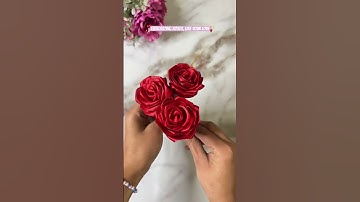 Thumbnail of DIY Ribbon Rose Bouquet🥀✨|| Rose Bouquet || Valentines Day Gift Ideas || Handmade Gift Ideas ||
