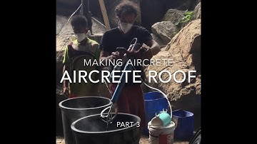 Aircrete roof part 3