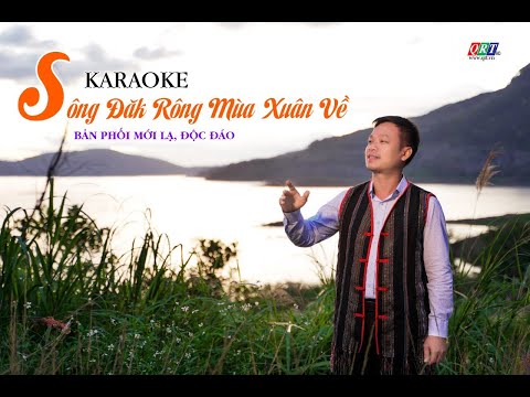 Video Karaoke Sông Đắk Rông Mùa Xuân || Bản hòa âm mới 2020 - youtube