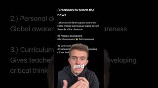 3 Reasons You Should Be Teaching the News 🗞️ #primaryteacher #teachingideas #classroomtips