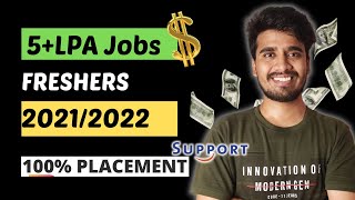 100% Placement Support Guide for 5+ LPA Jobs | Jobs For Freshers | Job Notification 2022