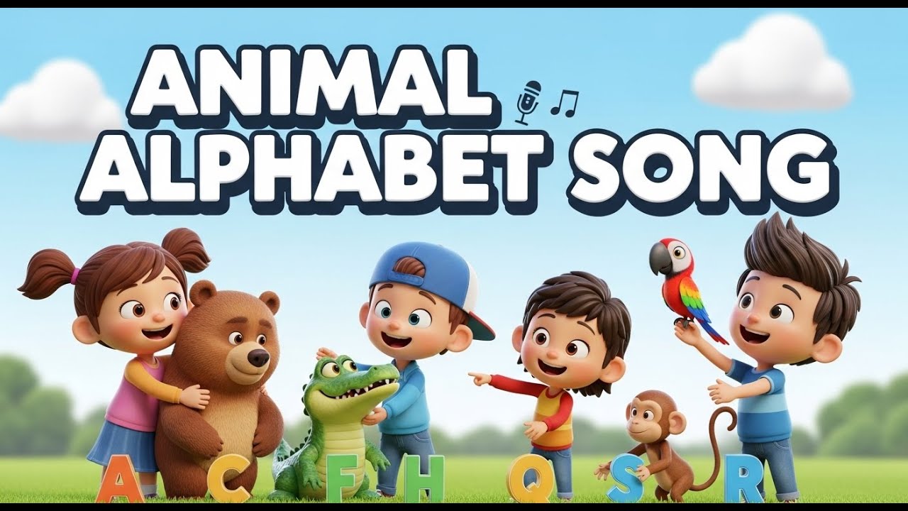 ABC Animals A–Z | Animal Alphabet Song | Kids Songs & Nursery Rhymes