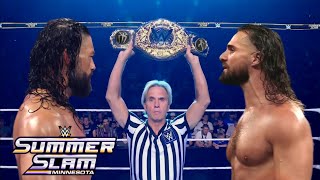 WWE July 30, 2026 SummerSlam Roman Reigns vs. Seth Rollins World Heavyweight Championship Match screenshot 1