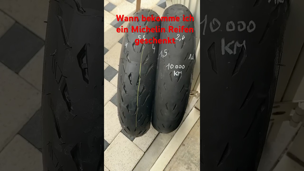 Neuer Reifen wieder Michelin Power 5, wann bekomme ich eins geschenkt von Michelin