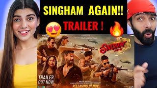 Singham Again Trailer Reaction | A Rohit Shetty Cop Universe |
