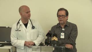Press conference on heroin overdoses