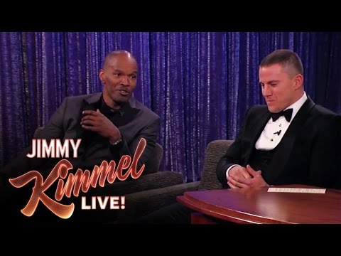 Channing Tatum and Jamie Foxx on Jimmy Kimmel Live: After the Oscars PART 3