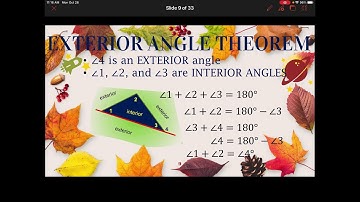 4.1 Angles of Triangles