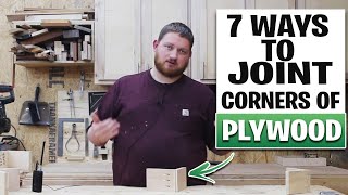 7 Methods Of Plywood Corner Joinery | How To Join Plywood In A Corner