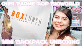Chibi Padme AOP (All Over Print) 💫BoxLunch Exclusive💫 Bioworld Mini Backpack Unboxing | Star Wars