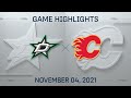 NHL Highlights: Stars Beat Flames 4-3 in Overtime 🏒