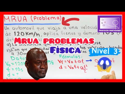 ✅MRUA Ejercicios RESUELTOS (Nivel 3)| BIEN EXPLICADO❗️💯👌| Física
