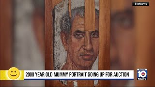 Ancient mummy portrait heads to auction