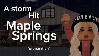 A storm hit my yard! *￼preparation* // VOICED! *funny*