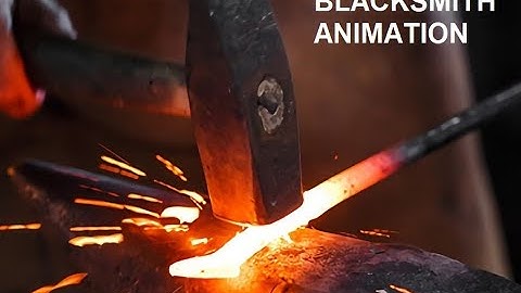 Model Railroad Blacksmith Animation
