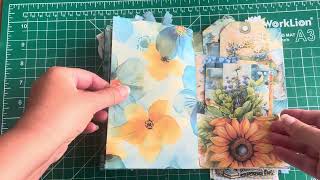 🌻 THE SECRET IS OUT! Full Flip-Through of our Cottagecore No-Sew Junk Journal! ✨