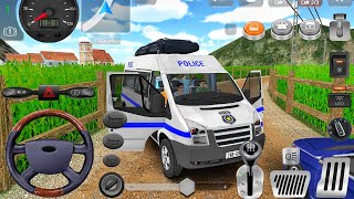 Minibus Simulator Vietnam 2026 - Offroad Police Van Ford Transit Driving - Bus Game Android Gameplay screenshot 1