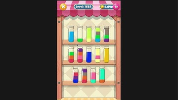 Water Sort Puzzle I Level 1683 I  Facebook I SOLVED