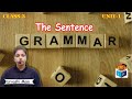 The Sentence | Chapter 1 | Class -3 | Grammar | By Urvashi Mam Jagriti Publication