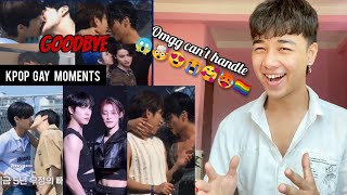 The LAST GAY MOMENTS in k-pop Ft. Cha Eun Woo, Stray Kids, Zerobaseone, ATEEZ & More | REACTION
