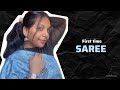 My First Time Draping a Saree | Saree Experiment Gone Funny n Real