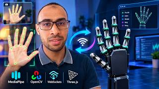 🦾Robot Hand 3D Real-Time Hand Gesture Teleoperation using MediaPipe, WebSockets, and Three.js