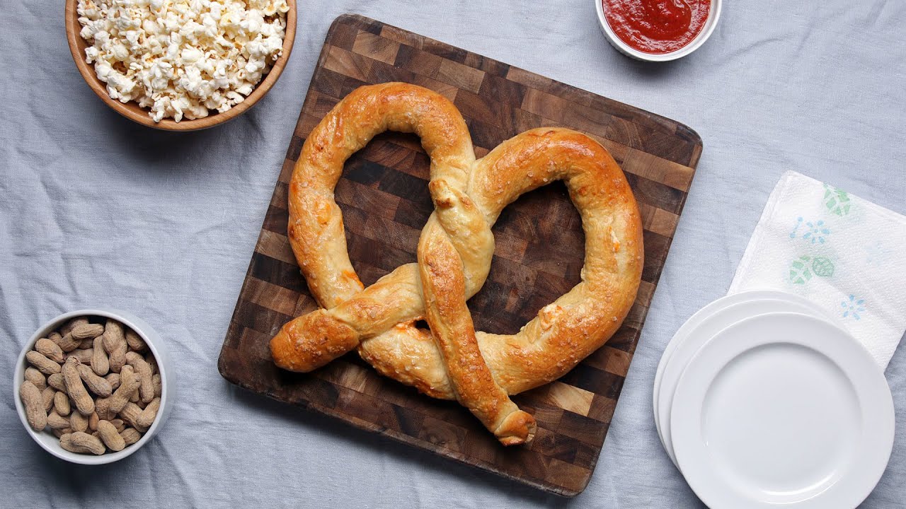 Giant Multi-Stuffed Soft Pretzel | Tasty