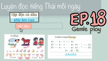 Học TIẾNG THÁI cơ bản - Tiếng Thái lớp 1 quyển 1 - EP.18