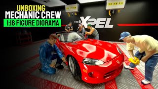 Unboxing 1:18 Mechanic Crew American Diorama Figures