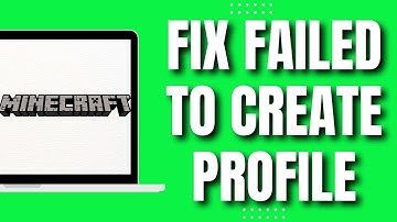 How To Fix Minecraft Java Failed To Create Profile (2023)