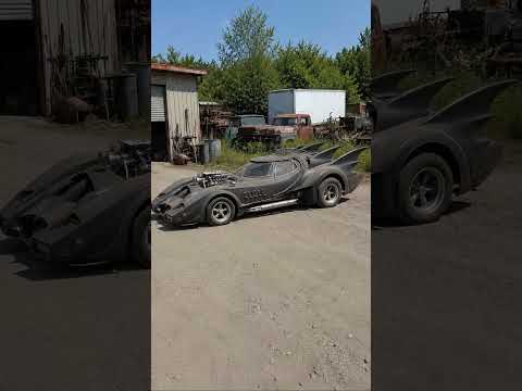 Batman called... even he forgot where he parked this thing Now it’s sitting in a dusty scrapyard