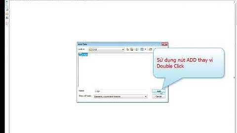 Hướng dẫn xử lý lỗi khi mở file DGN bằng ARCMAP Arcgis 10.1 (Mở file bị thoát chương trình)