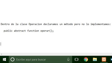 Programación Orientada a Objetos en PHP: metodos abstractos