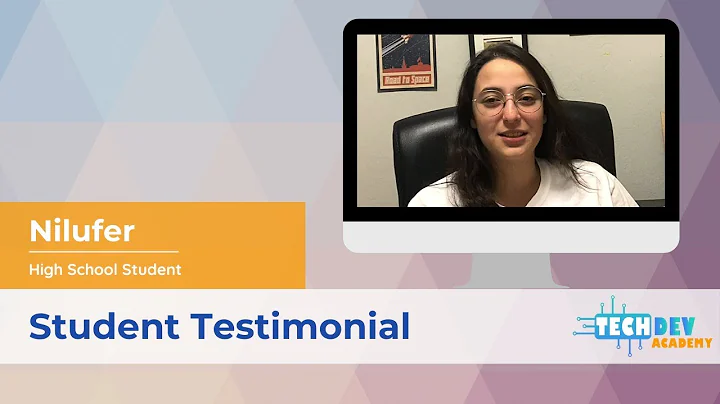 Student Testimonial - Nilufer | Techdev Academy Mentoring Program