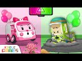 분홍 VS 초록 자동차 | 구급차 VS 청소차 | 핑크 VS 그린 | 로보카폴리 | 키글 게임 KIGLE GAMES