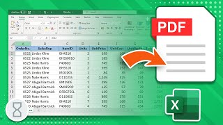 How to save an Excel file as PDF [easiest method]