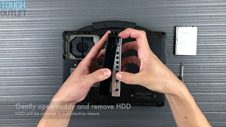 Panasonic Toughbook CF-53: How to change HDD
