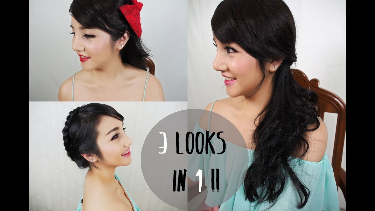 Red Lips Ulzzang (얼짱) Make-Up !!