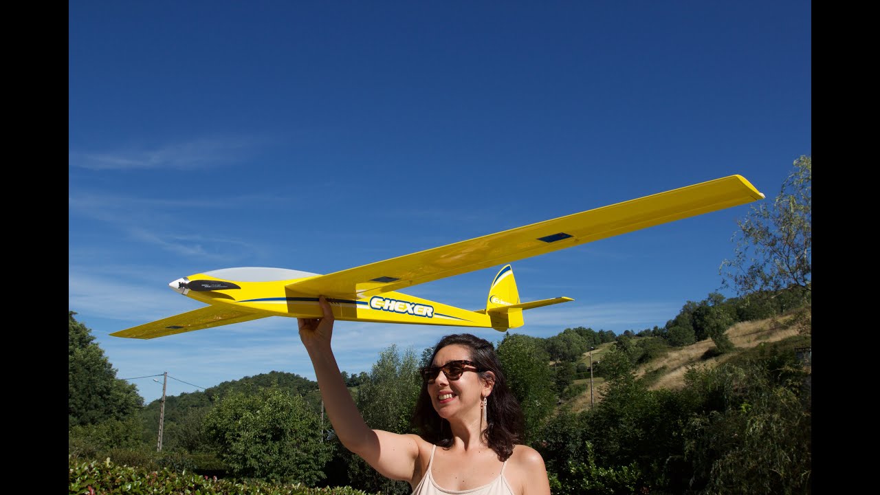 Ecirtech EHexer RC aerobatic glider YouTube