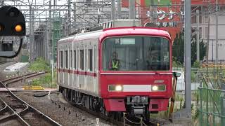 新塗装2編成目... 名鉄3100系 3104F (新塗装編成 試運転舞木検査場行き) 知立通過 (警笛付き)