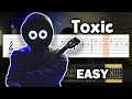 BoyWithUke - Toxic - EASY Guitar tutorial (TAB)